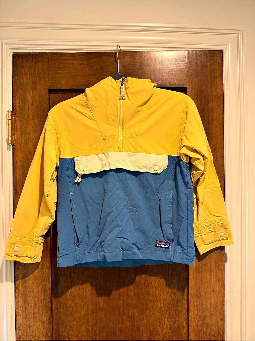 Patagonia Kids Color Block Isthmus Anorak